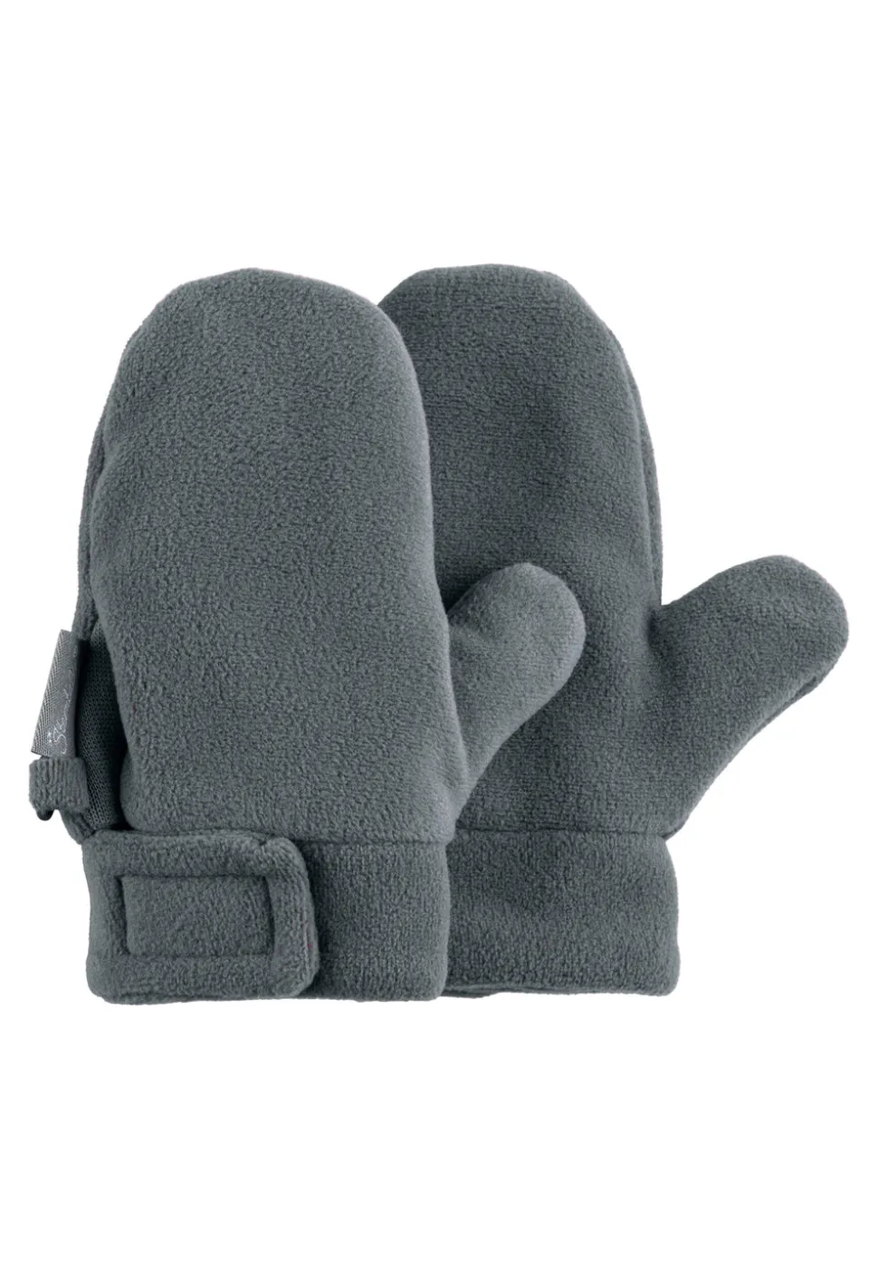 Fäustlinge mit Daumen aus Microfleece mit Klett