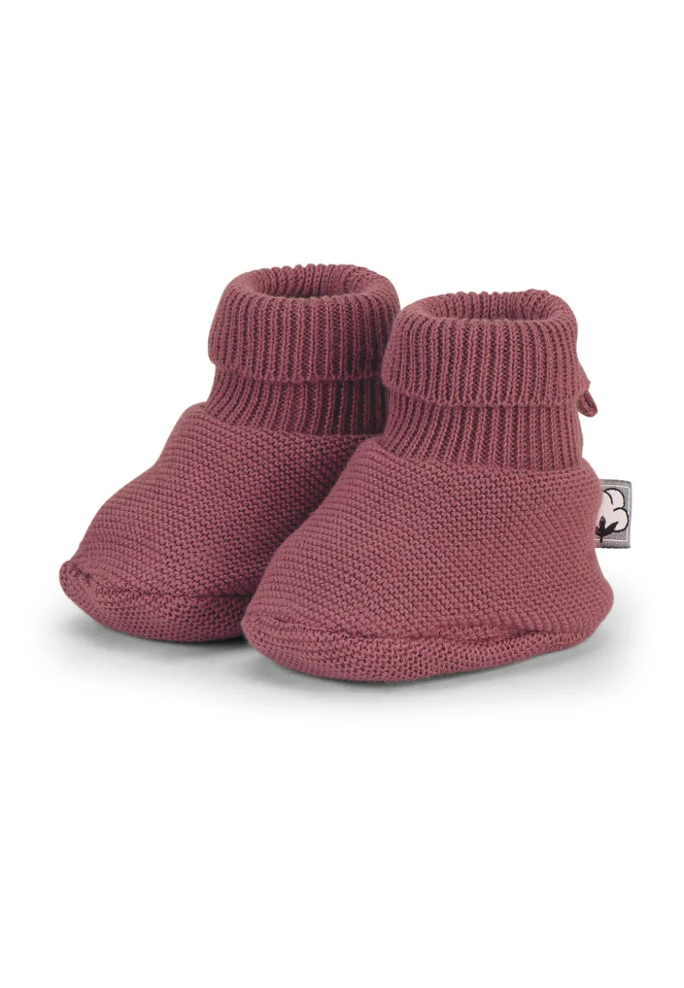 GOTS Strick-Schuh in Grün, Marine, Rosa oder Grau