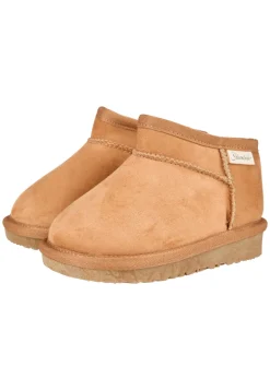 Halbschuh aus Velour mit Teddyfutter