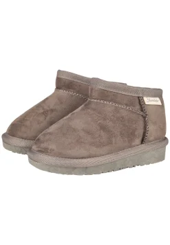 Halbschuh aus Velour mit Teddyfutter
