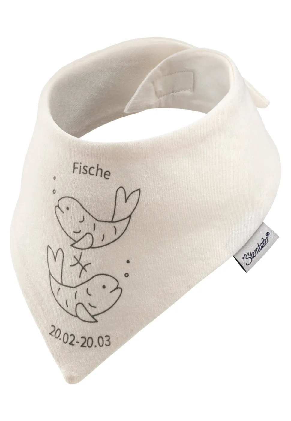 Halstuch mit Klettverschluss und Sternzeichen Motiv