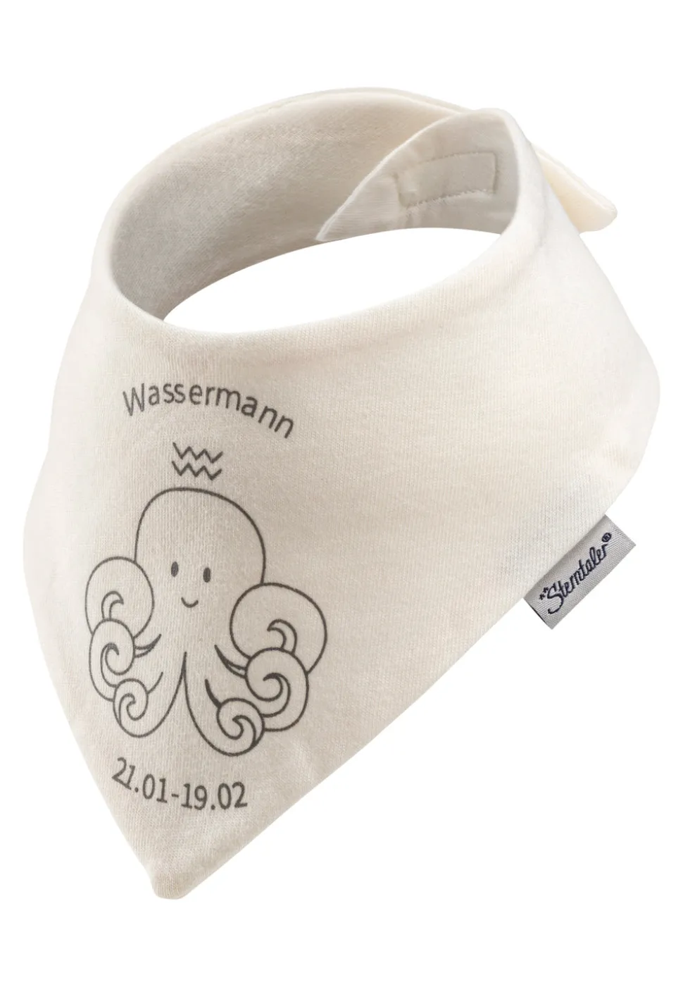 Halstuch mit Klettverschluss und Sternzeichen Motiv