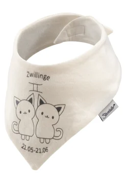 Halstuch mit Klettverschluss und Sternzeichen Motiv