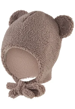 Inkamütze Teddy mit Bärenohren