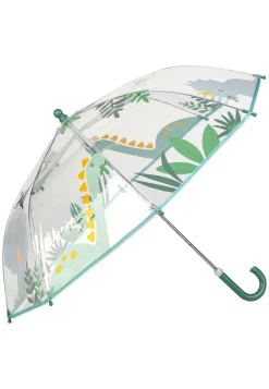 Kinderregenschirm Dino Rexi transparent
