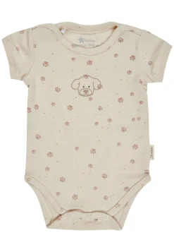 Kurzarm-Body Lucky mit Pfotenprint