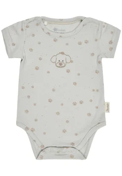 Kurzarm-Body Lucky mit Pfotenprint