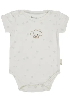 Kurzarm-Body Lucky mit Pfotenprint