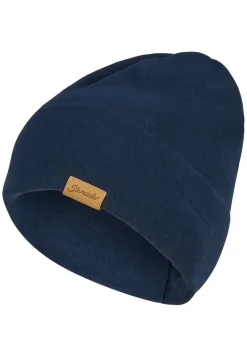 Melange-Beanie aus Microfleece