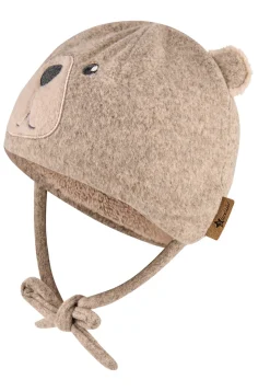 Mütze Bär mit Stickerei & Öhrchen