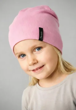 OCS Beanie unifarben aus Bio-Baumwolle