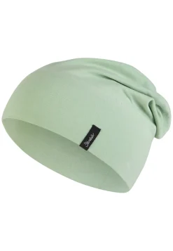 OCS Beanie unifarben aus Bio-Baumwolle