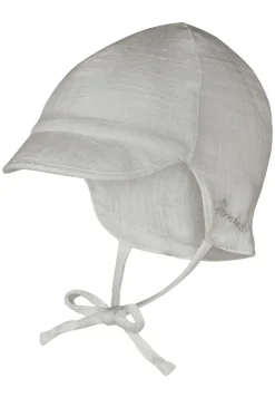 Schirmmütze mit Nackenschutz aus Musselin