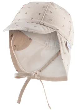 Schirmmütze mit Nackenschutz in Himmelblau, UV 30