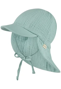 Schirmmütze Nackenschutz in versch. Unifarben