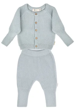 Set Jacke und Hose Strick Baumwolle