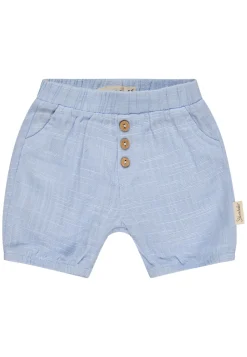Shorts Leinenoptik mit Kokosnussknöpfen