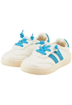 Sneaker mit Streifen und Klettverschluss