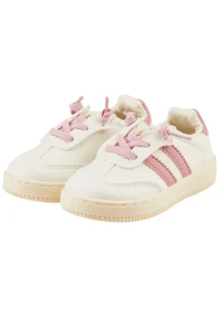 Sneaker mit Streifen und Klettverschluss