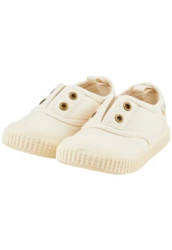 Sneaker uni aus Baumwolle mit Anti-Rutsch-Sohle