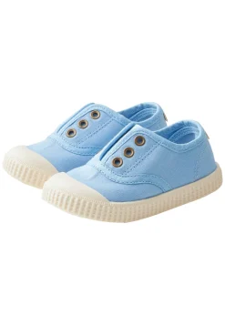 Sneaker uni aus Baumwolle mit Anti-Rutsch-Sohle