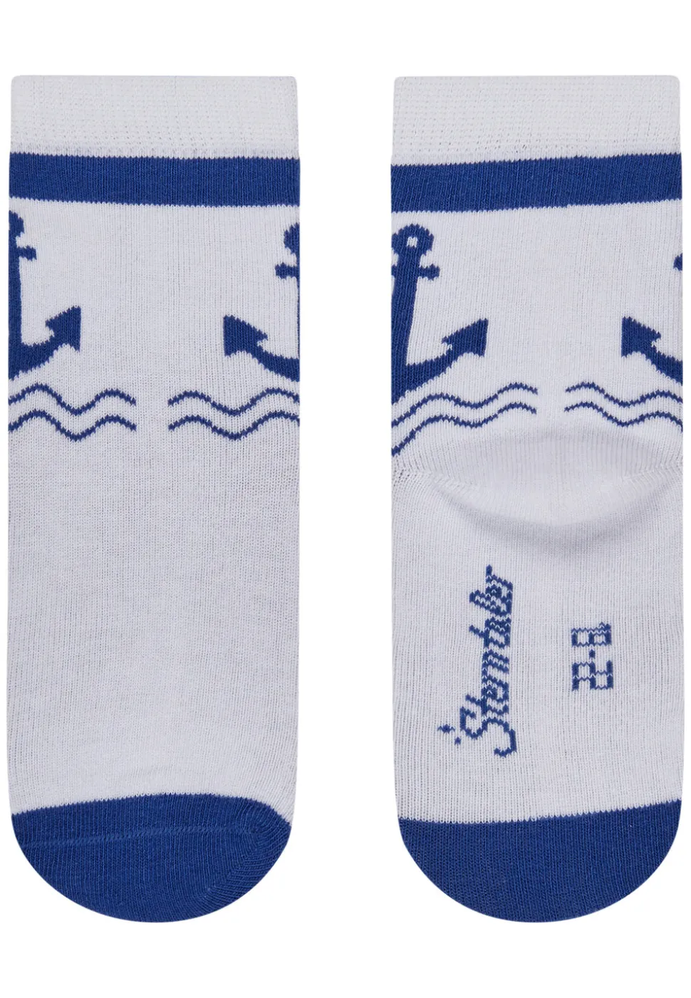 Socken 3er Pack Anker Wellen