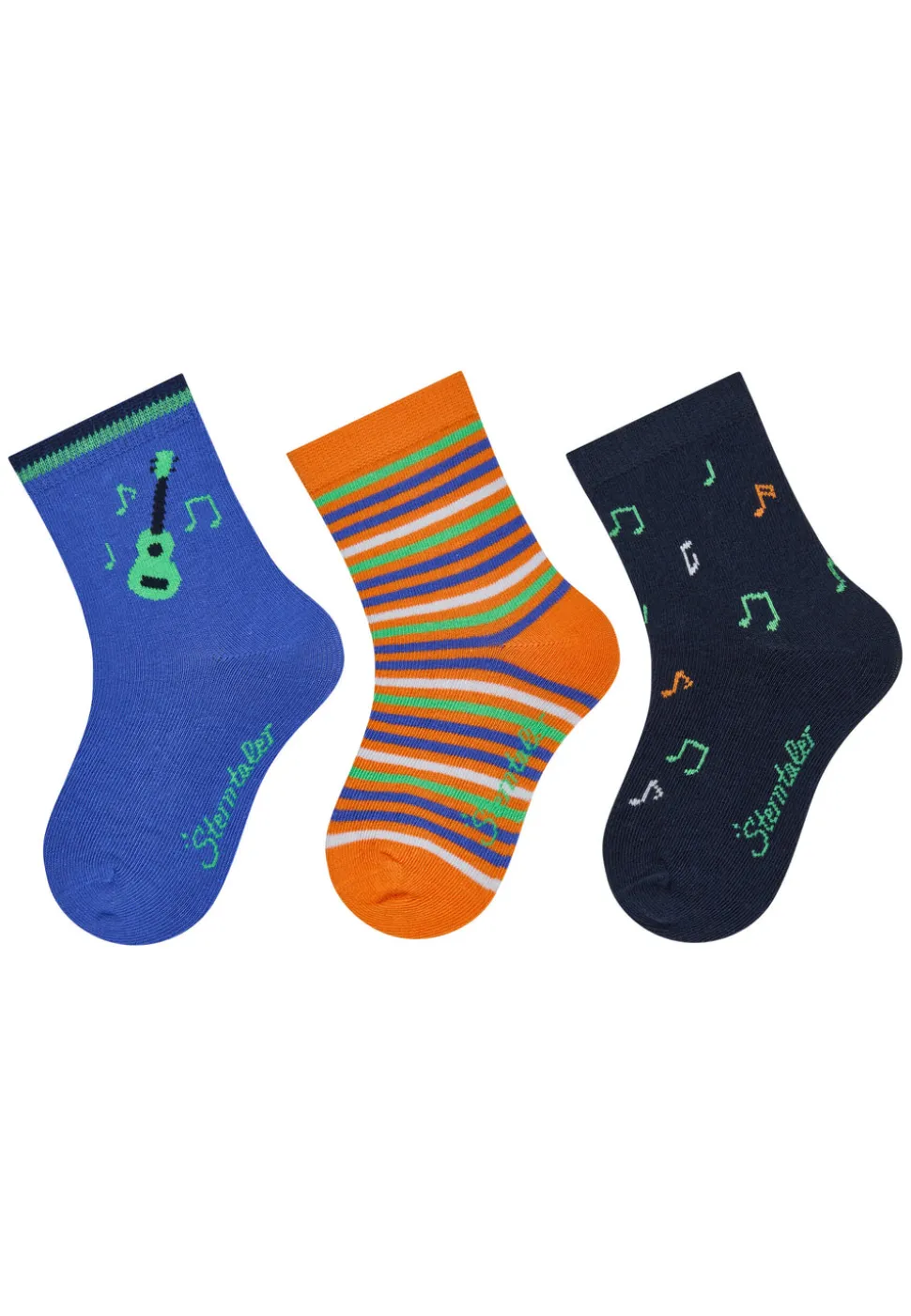 Socken 3er Pack Gitarre Noten