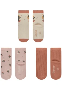 Socken 3er Pack Kaktus Blumen
