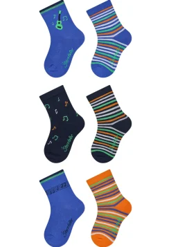 Socken 6er Pack Musik Gitarre