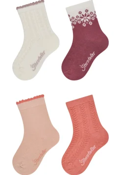 Socken 4er Pack Schneeflocken