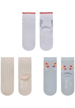 Socken 3er Pack Seepferdchen Muschel