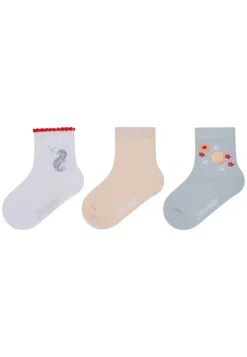 Socken 3er Pack Seepferdchen Muschel