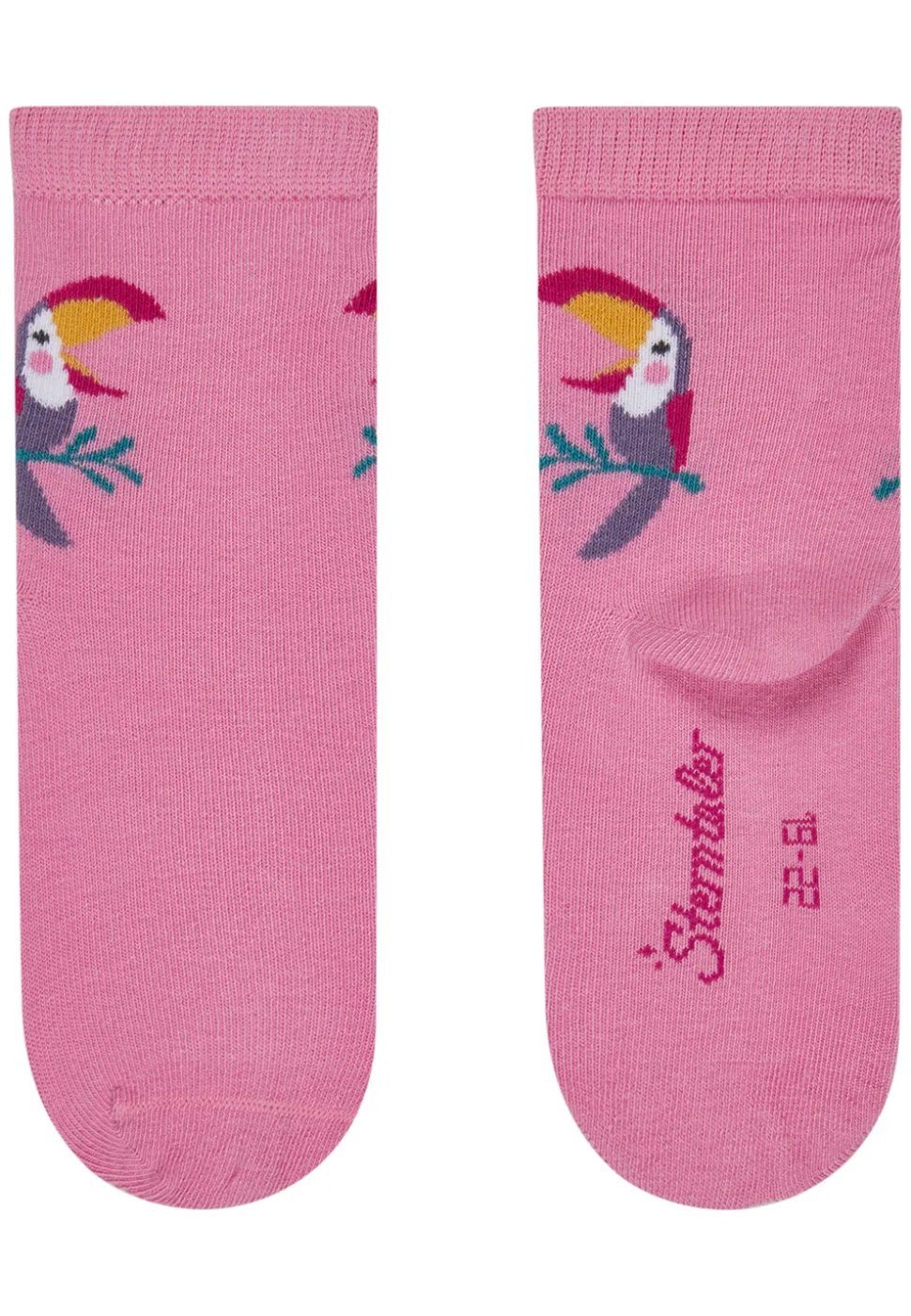 Socken 3er Pack Tukan Blumen