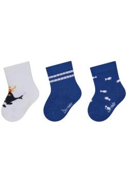 Socken 3er Pack Wal Fische