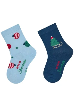 Socken 2er Pack Weihnachten Tannenbaum