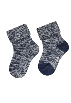 Socken 2er Pack Wolle mit Umschlag
