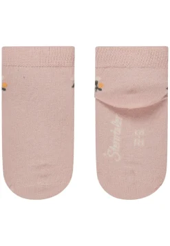 Socken kurz 3er Pack Punkte Blume
