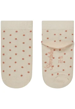 Socken kurz 3er Pack Punkte Blume