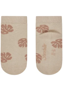 Socken kurz 3er Pack Tiger Blätter