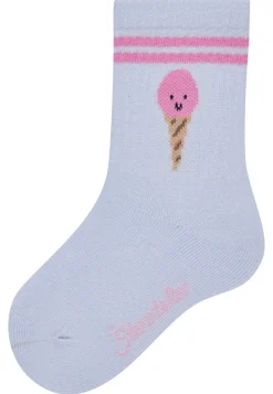 Socken lang Eiswaffel