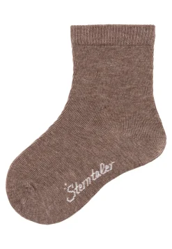 Socken uni mit hohem Baumwollanteil