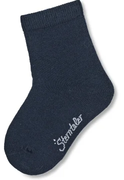 Socken uni mit hohem Baumwollanteil