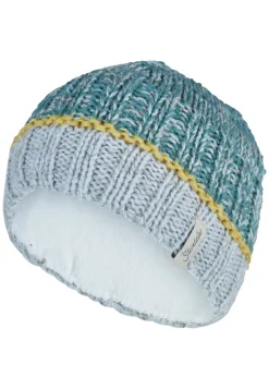 Strickmütze Farbmix mit Fleece-Futter