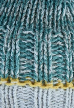Strickmütze Farbmix mit Fleece-Futter