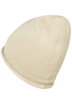 Strickmütze mit Rollrand aus Bio-Baumwolle