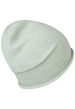 Strickmütze mit Rollrand aus Bio-Baumwolle