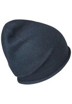 Strickmütze mit Rollrand aus Bio-Baumwolle