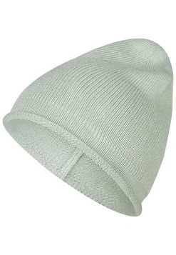 Strickmütze mit Rollrand aus Bio-Baumwolle