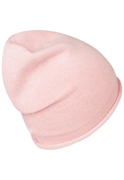 Strickmütze mit Rollrand aus Bio-Baumwolle