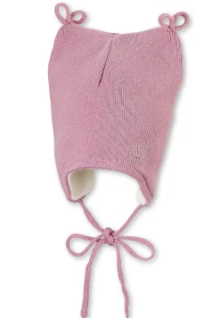 Strickmütze mit Strassschneeflocke